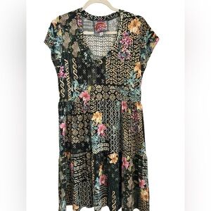 Johnny Was tier dress small